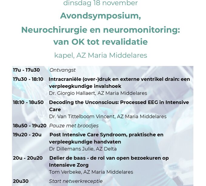 Minisymposium AZ Maria Middelares Gent